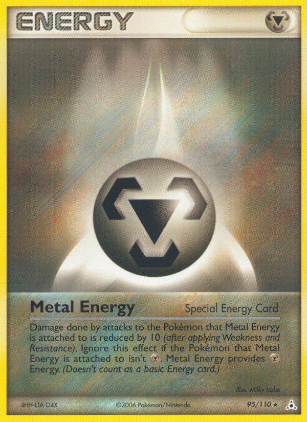 Metal Energy (95/110) [EX: Holon Phantoms] - Evolution TCG