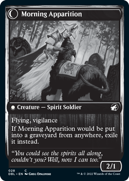 Mourning Patrol // Morning Apparition [Innistrad: Double Feature] - Evolution TCG