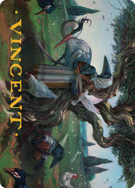 Kindred Discovery Art Card (Gold-Stamped Signature) [Commander Legends: Battle for Baldur's Gate Art Series] - Evolution TCG