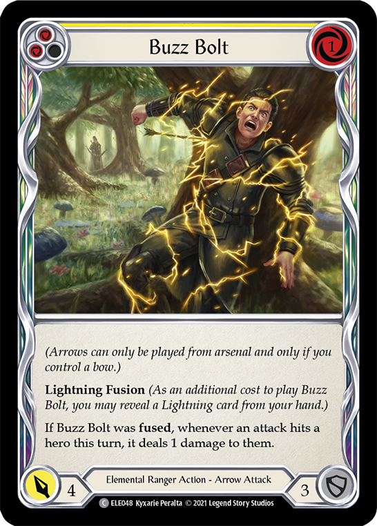 Buzz Bolt (Yellow) [ELE048] (Tales of Aria)  1st Edition Normal - Evolution TCG