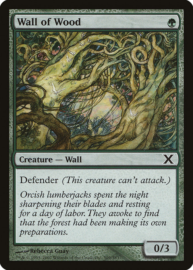 Wall of Wood [Tenth Edition] - Evolution TCG