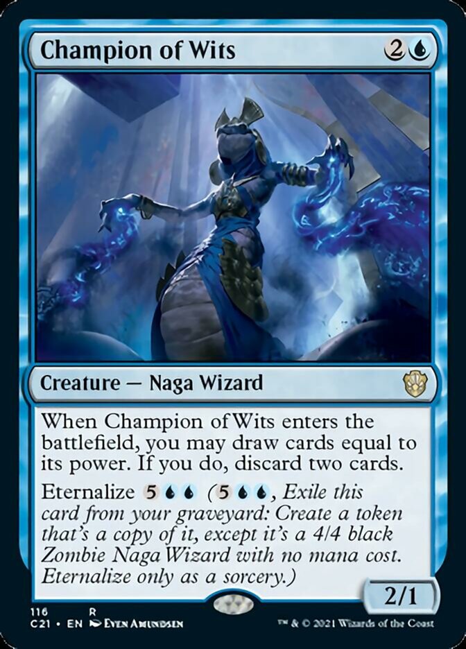 Champion of Wits [Commander 2021] - Evolution TCG