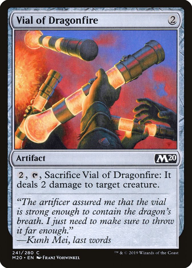 Vial of Dragonfire [Core Set 2020] - Evolution TCG