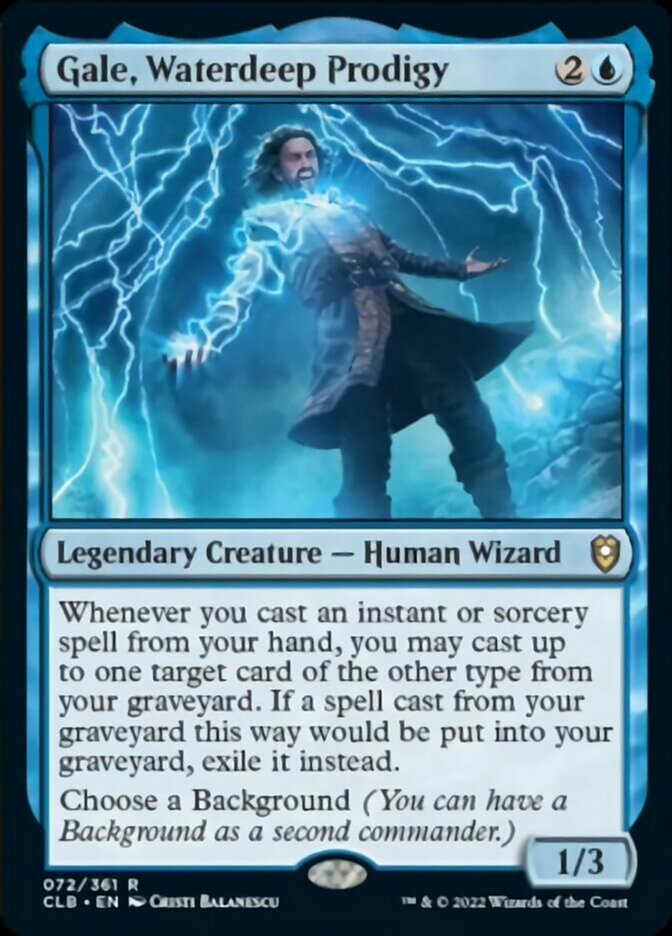 Gale, Waterdeep Prodigy [Commander Legends: Battle for Baldur's Gate] - Evolution TCG