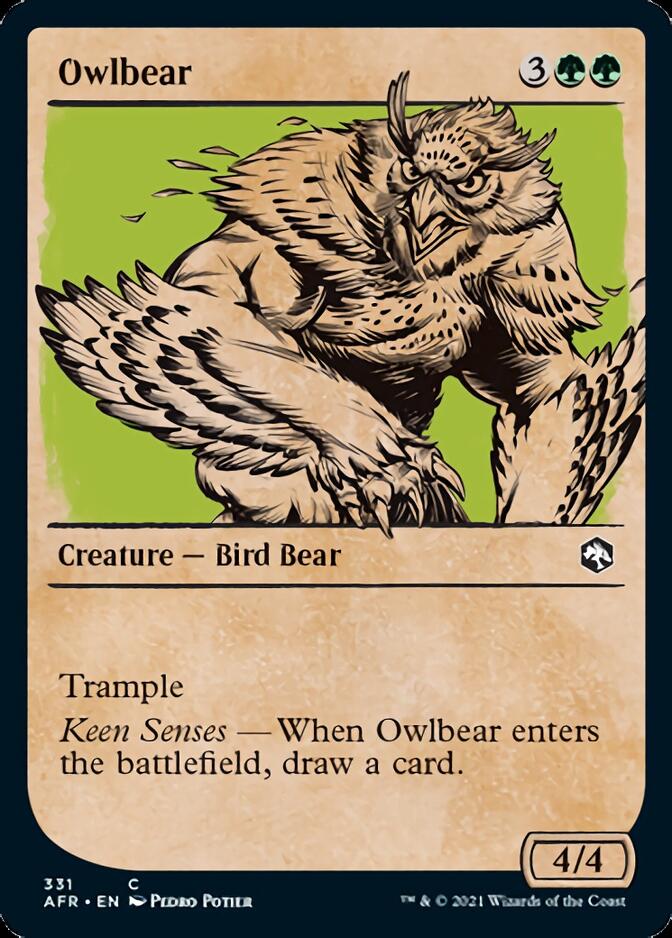 Owlbear (Showcase) [Dungeons & Dragons: Adventures in the Forgotten Realms] - Evolution TCG