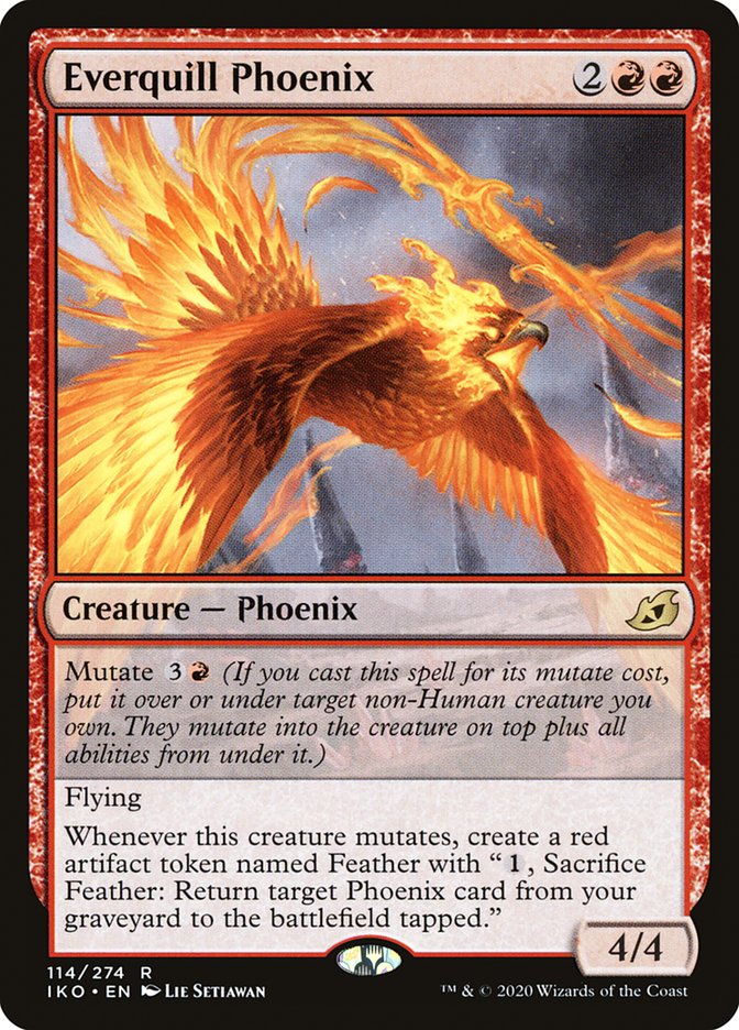 Everquill Phoenix [Ikoria: Lair of Behemoths] - Evolution TCG