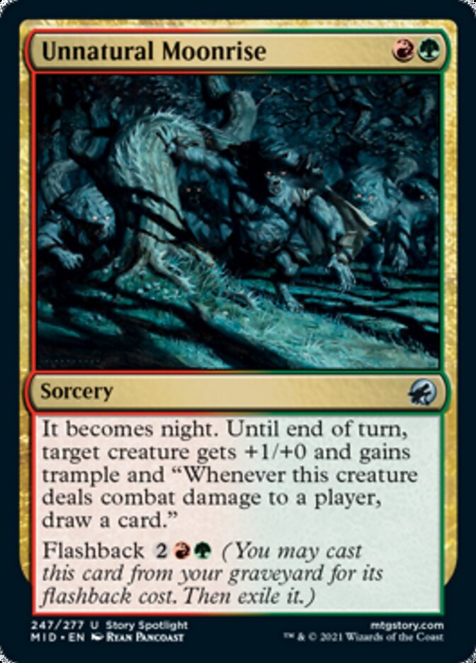 Unnatural Moonrise [Innistrad: Midnight Hunt] - Evolution TCG