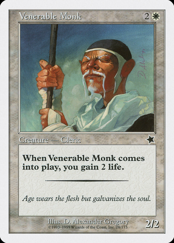 Venerable Monk [Starter 1999] - Evolution TCG