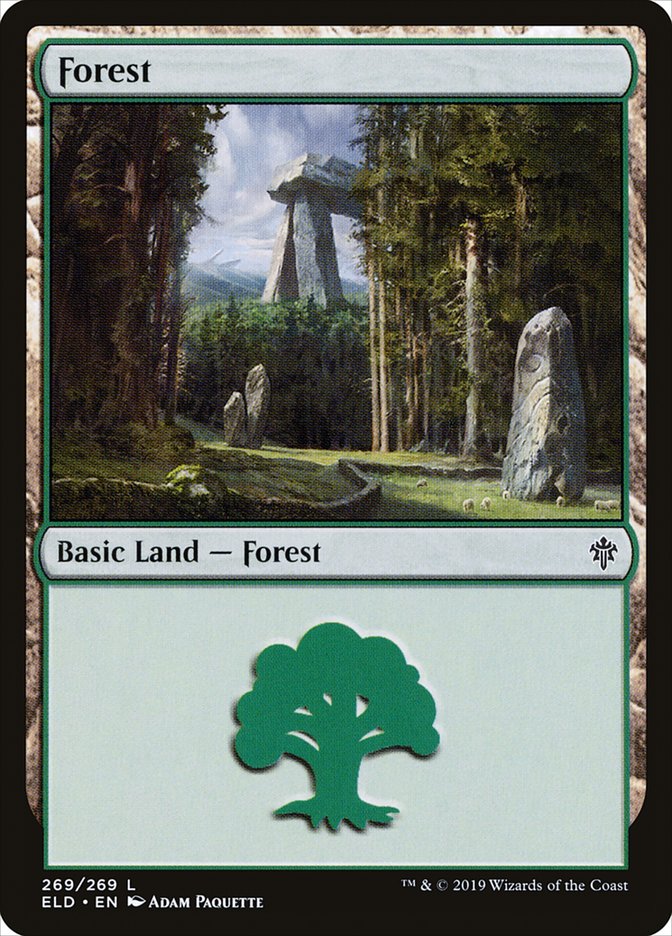 Forest (269) [Throne of Eldraine] - Evolution TCG