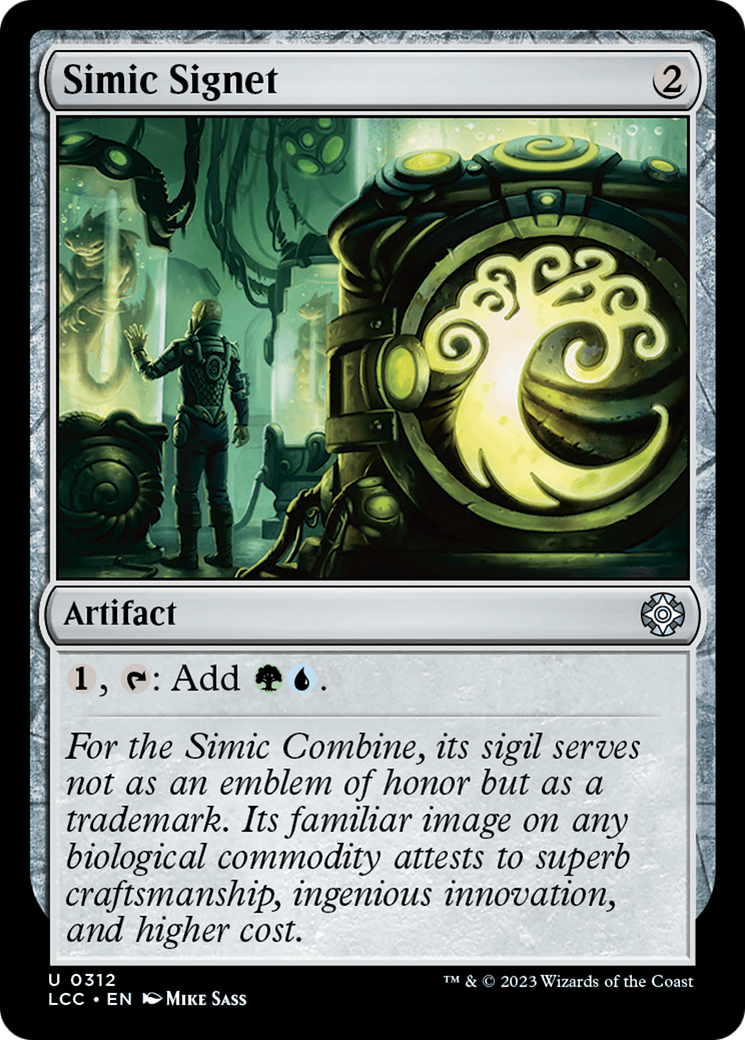 Simic Signet [The Lost Caverns of Ixalan Commander] - Evolution TCG