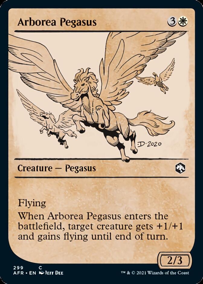 Arborea Pegasus (Showcase) [Dungeons & Dragons: Adventures in the Forgotten Realms] - Evolution TCG