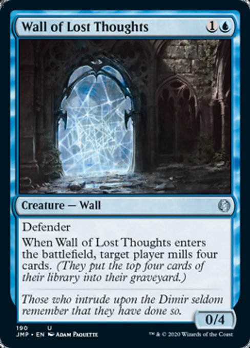 Wall of Lost Thoughts [Jumpstart] - Evolution TCG
