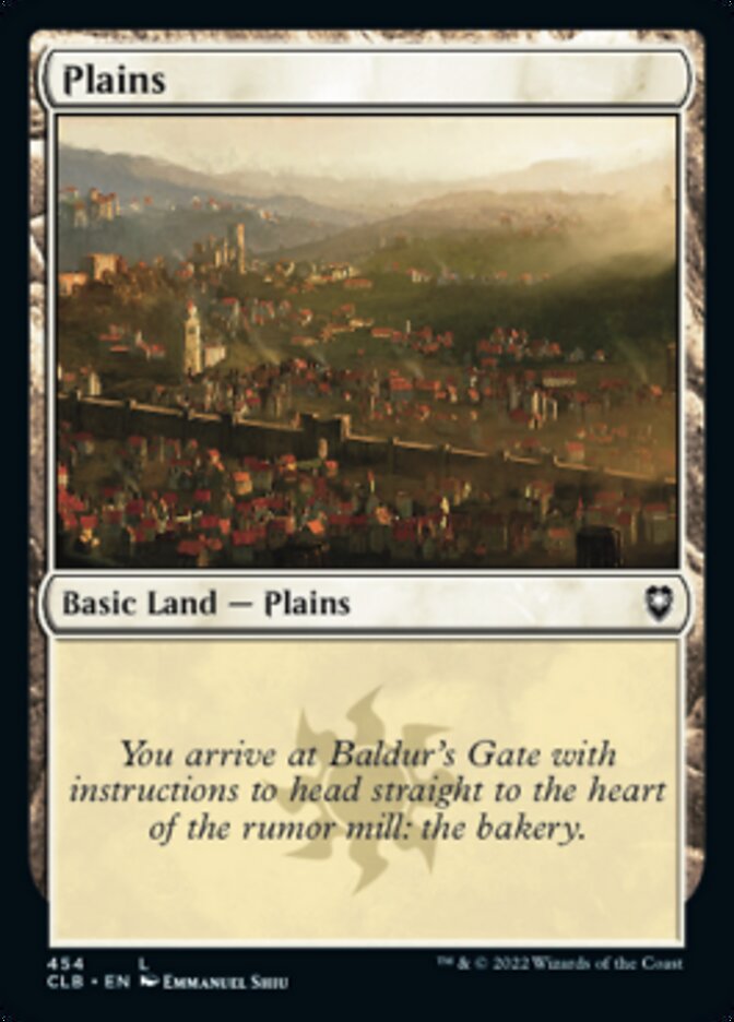 Plains (454) [Commander Legends: Battle for Baldur's Gate] - Evolution TCG