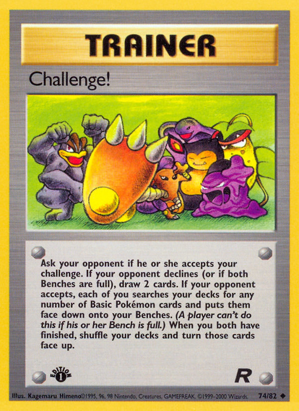 Challenge! (74/82) [Team Rocket 1st Edition] - Evolution TCG