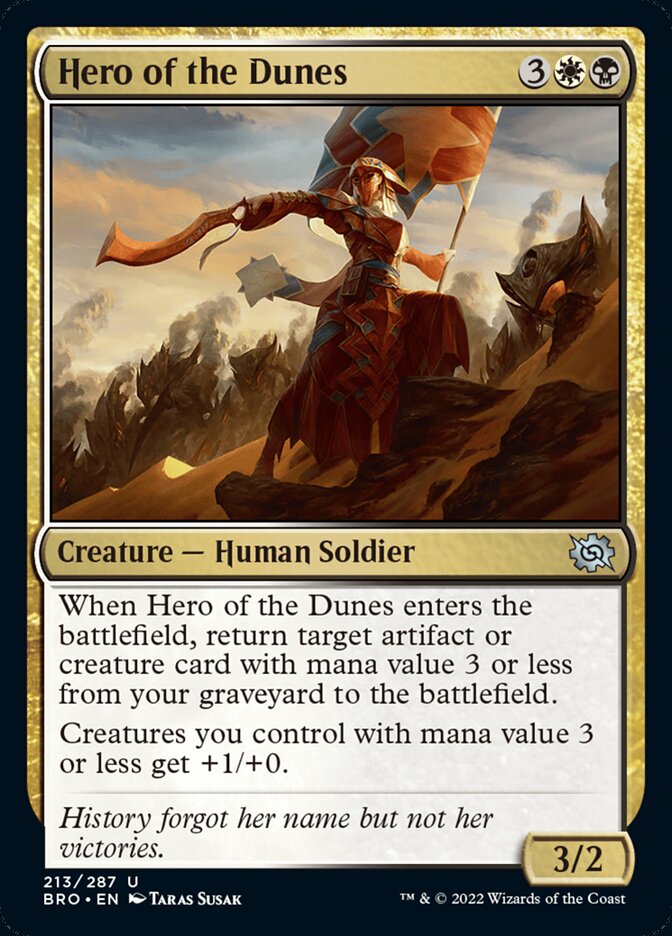 Hero of the Dunes [The Brothers' War] - Evolution TCG