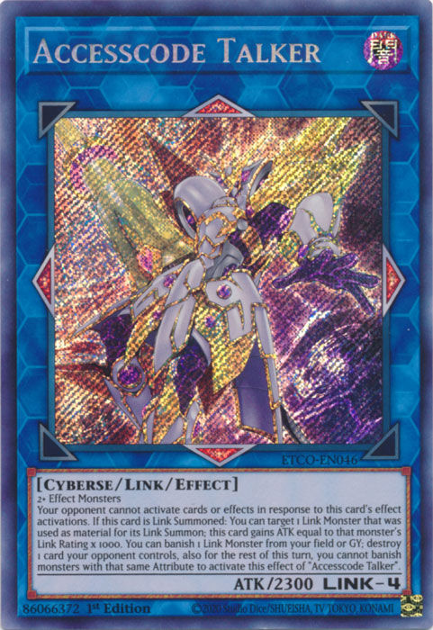 Accesscode Talker [ETCO-EN046] Secret Rare - Evolution TCG