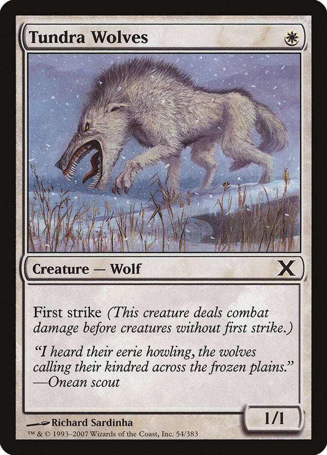 Tundra Wolves [Tenth Edition] - Evolution TCG