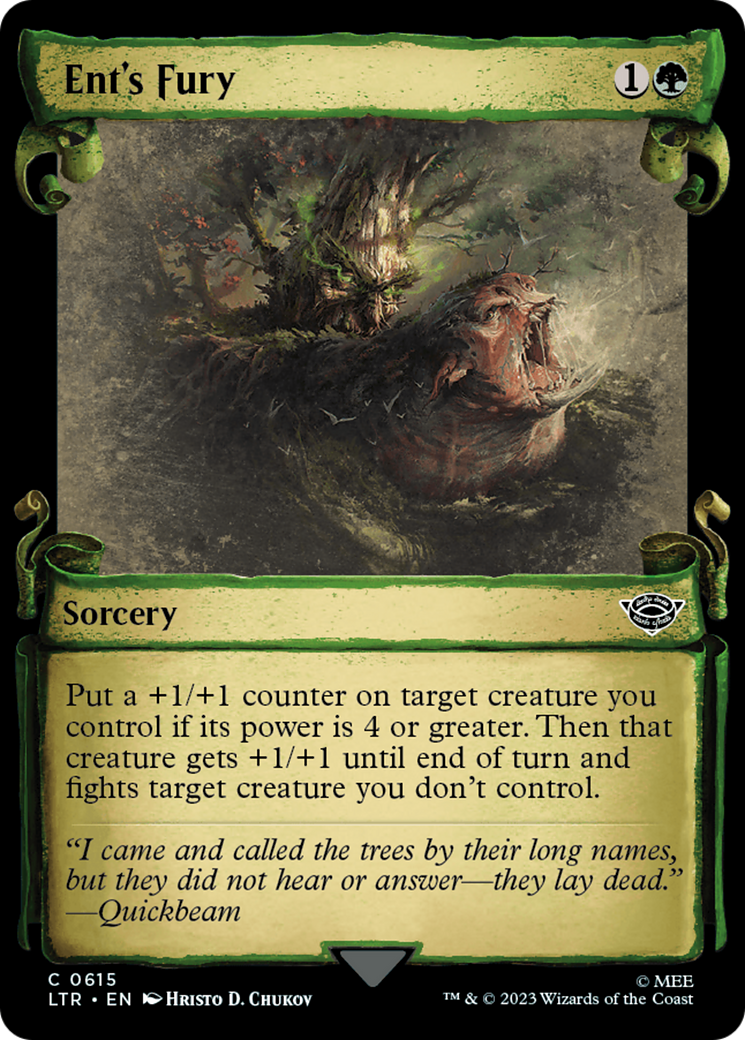 Ent's Fury [The Lord of the Rings: Tales of Middle-Earth Showcase Scrolls] - Evolution TCG