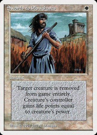 Swords to Plowshares [Summer Magic / Edgar] - Evolution TCG