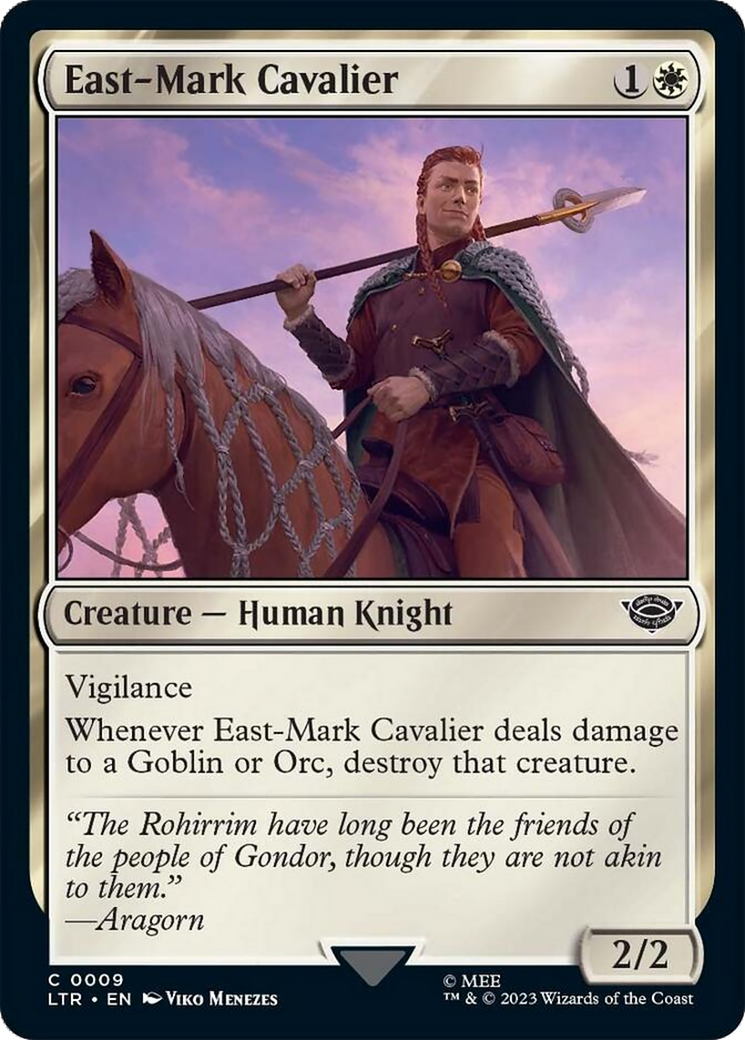 East-Mark Cavalier [The Lord of the Rings: Tales of Middle-Earth] - Evolution TCG