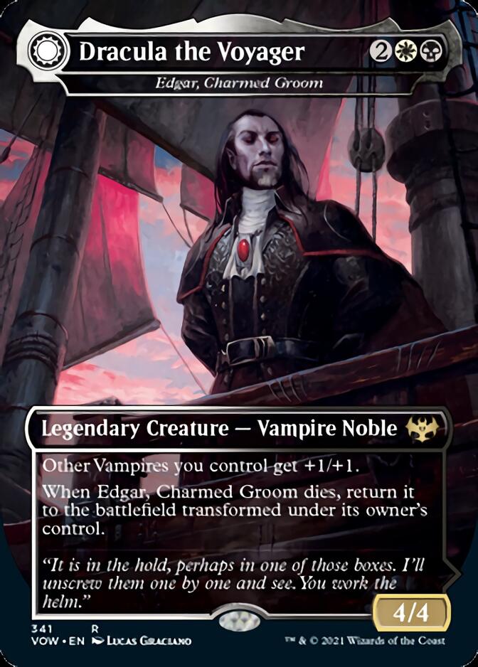 Edgar, Charmed Groom // Edgar Markov's Coffin - Dracula the Voyager // Casket of Native Earth [Innistrad: Crimson Vow] - Evolution TCG