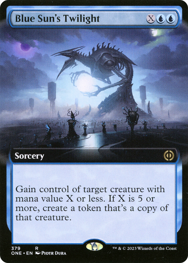 Blue Sun's Twilight (Extended Art) [Phyrexia: All Will Be One] - Evolution TCG