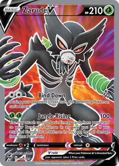 Zarude V (167/185) [Sword & Shield: Vivid Voltage] - Evolution TCG