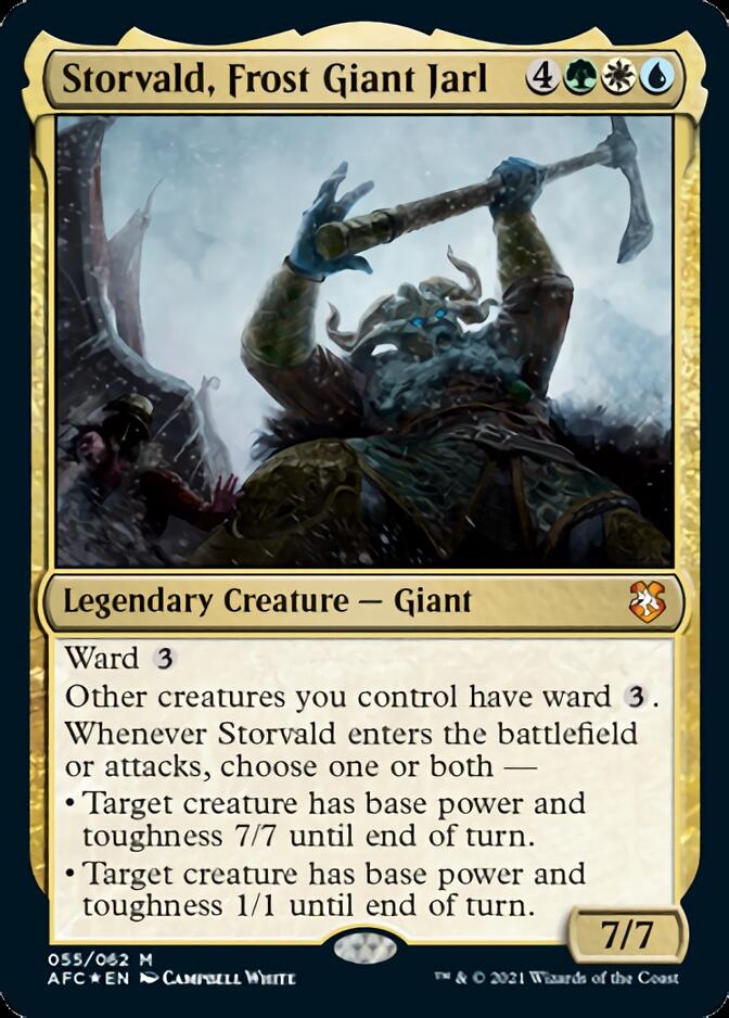 Storvald, Frost Giant Jarl [Dungeons & Dragons: Adventures in the Forgotten Realms Commander] - Evolution TCG