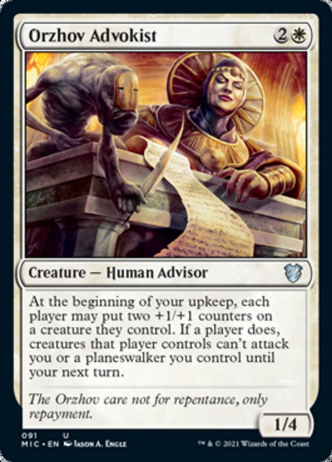 Orzhov Advokist [Innistrad: Midnight Hunt Commander] - Evolution TCG