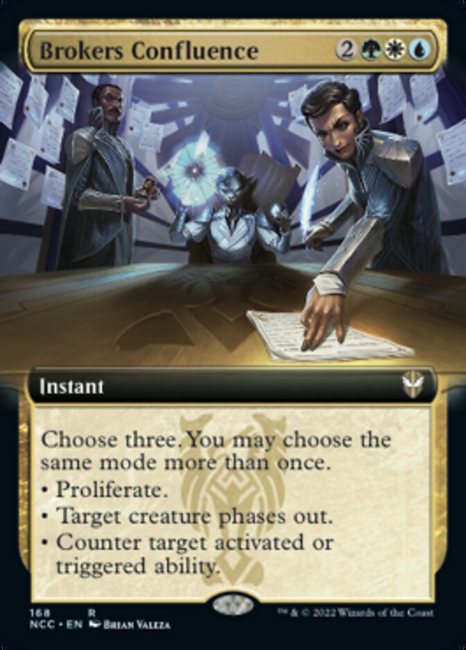 Brokers Confluence (Extended Art) [Streets of New Capenna Commander] - Evolution TCG
