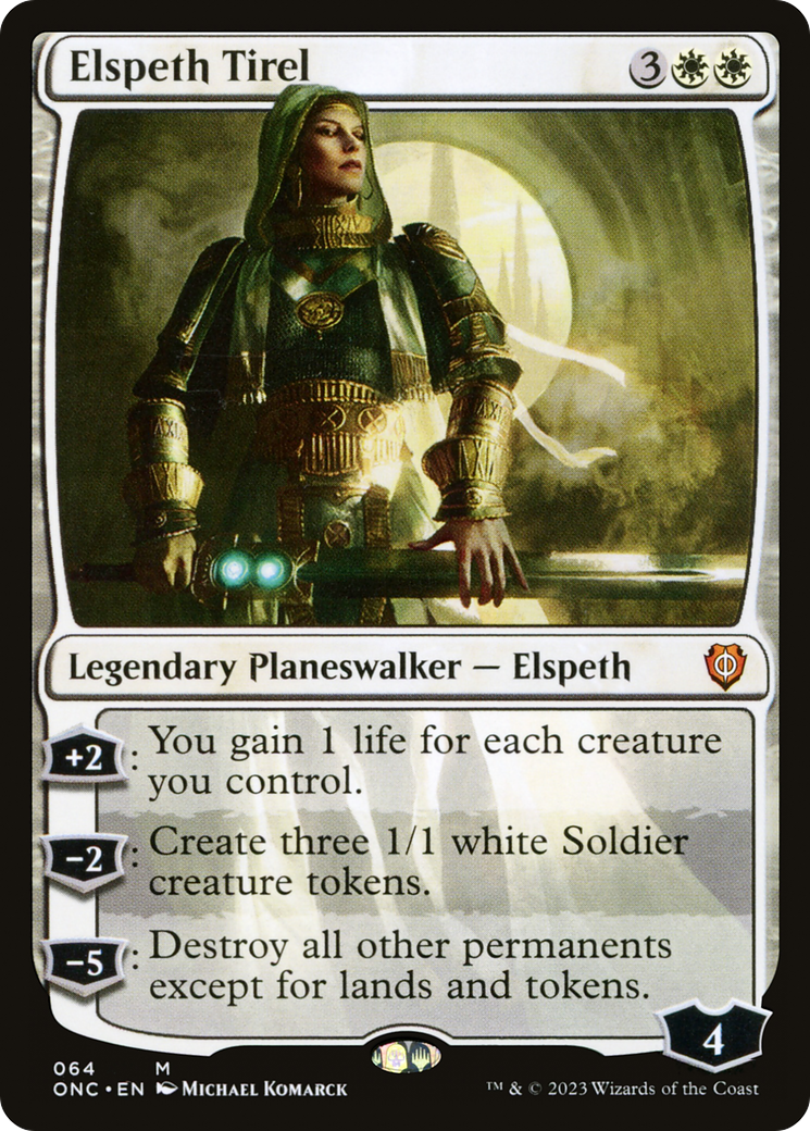 Elspeth Tirel [Phyrexia: All Will Be One Commander] - Evolution TCG
