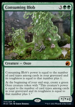 Consuming Blob (Promo Pack) [Innistrad: Midnight Hunt Promos] - Evolution TCG