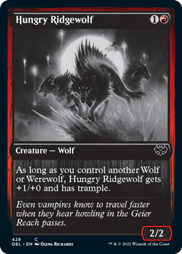 Hungry Ridgewolf [Innistrad: Double Feature] - Evolution TCG