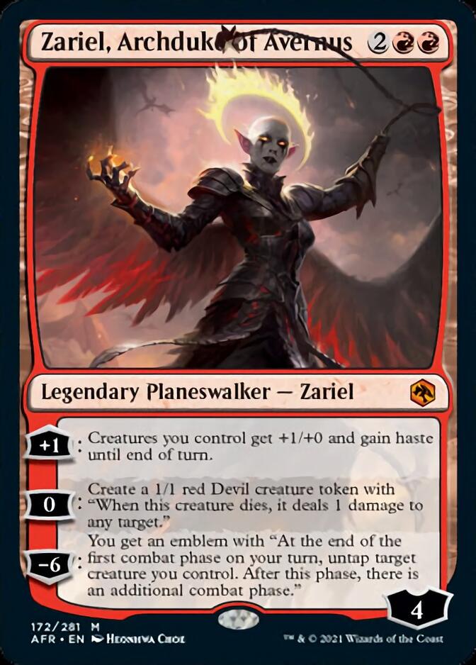 Zariel, Archduke of Avernus [Dungeons & Dragons: Adventures in the Forgotten Realms] - Evolution TCG