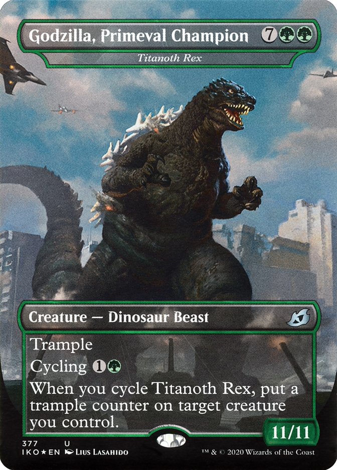 Titanoth Rex - Godzilla, Primeval Champion (Godzilla Series) [Ikoria: Lair of Behemoths] - Evolution TCG