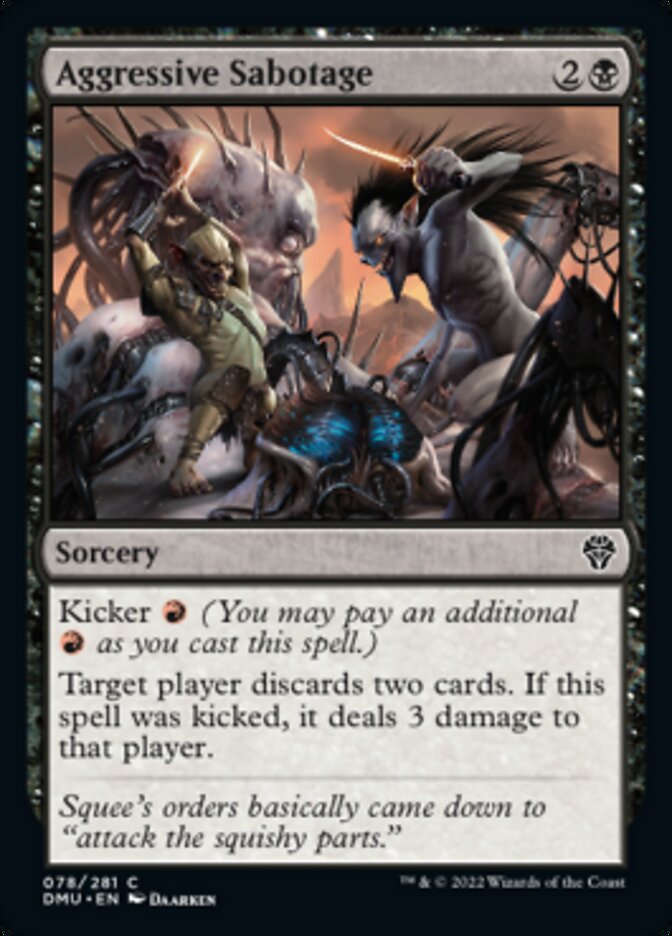 Aggressive Sabotage [Dominaria United] - Evolution TCG