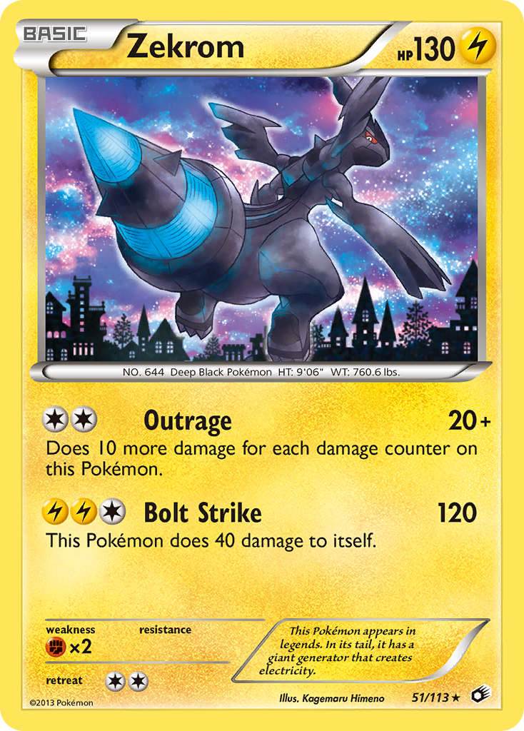 Zekrom (51/113) [Black & White: Legendary Treasures] - Evolution TCG