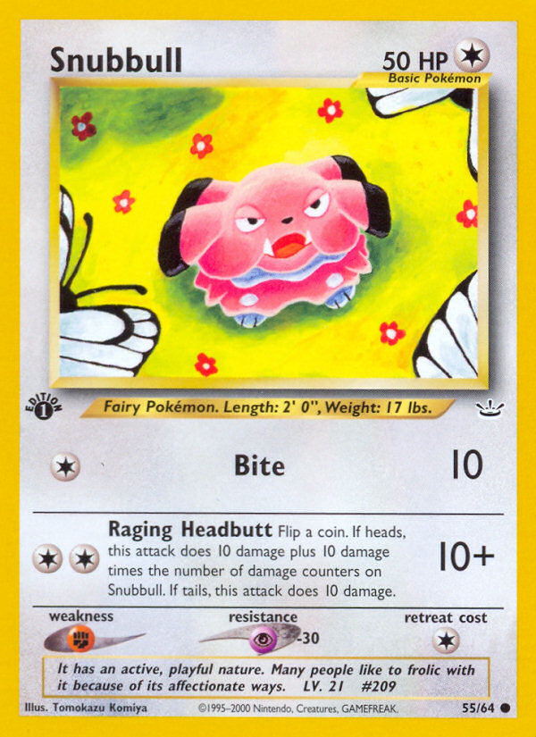 Snubbull (55/64) [Neo Revelation 1st Edition] - Evolution TCG