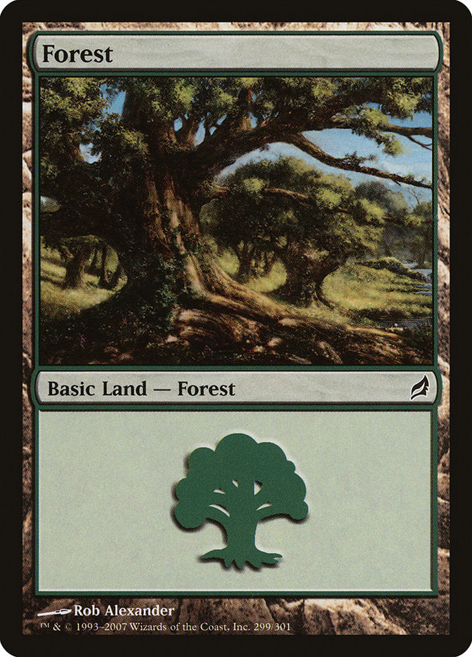 Forest (299) [Lorwyn] - Evolution TCG