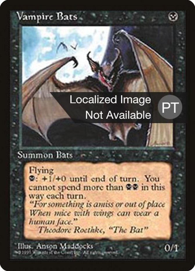 Vampire Bats [Fourth Edition (Foreign Black Border)] - Evolution TCG