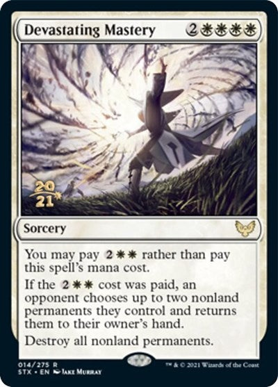 Devastating Mastery [Strixhaven: School of Mages Prerelease Promos] - Evolution TCG