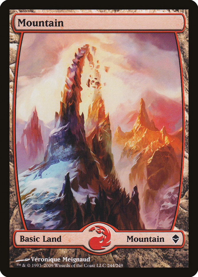 Mountain (244) [Zendikar] - Evolution TCG | Evolution TCG