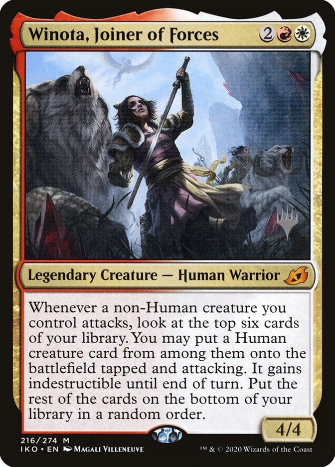 Winota, Joiner of Forces (Promo Pack) [Ikoria: Lair of Behemoths Promos] - Evolution TCG