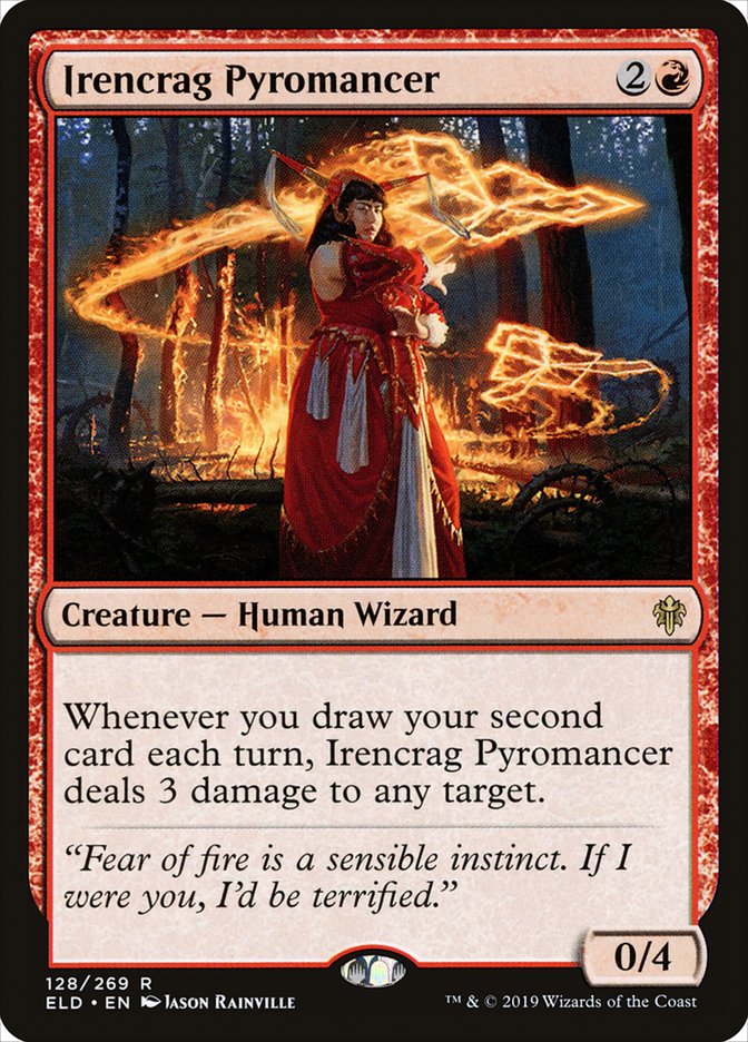 Irencrag Pyromancer [Throne of Eldraine] - Evolution TCG