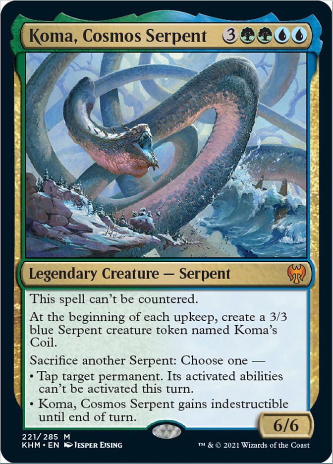 Koma, Cosmos Serpent [Kaldheim] - Evolution TCG