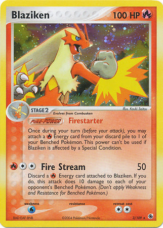 Blaziken (3/109) (Cosmos Holo) [EX: Battle Stadium] - Evolution TCG