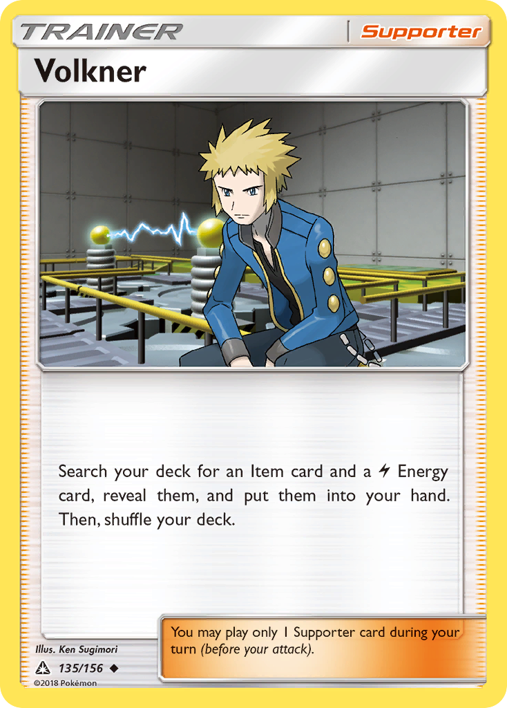 Volkner (135/156) [Sun & Moon: Ultra Prism] - Evolution TCG