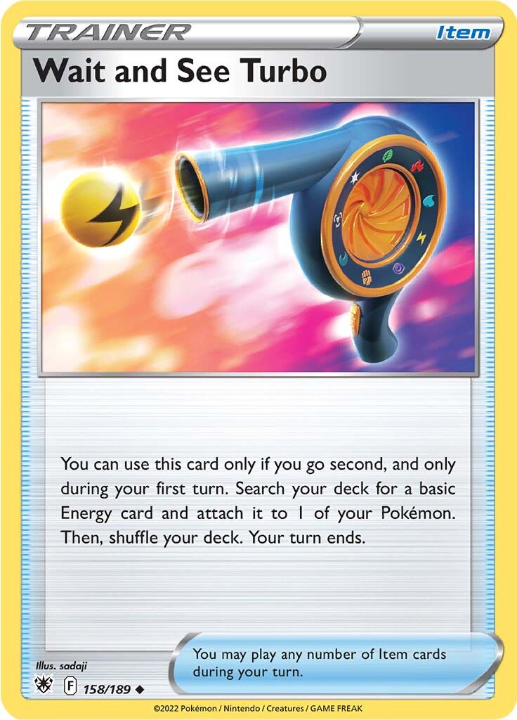 Wait and See Turbo (158/189) [Sword & Shield: Astral Radiance] - Evolution TCG
