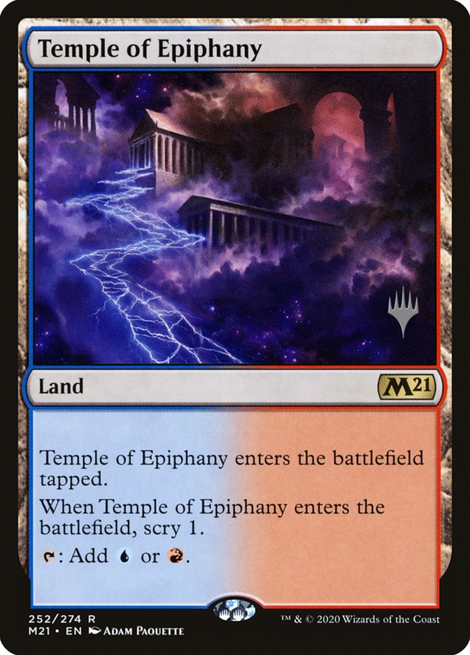 Temple of Epiphany (Promo Pack) [Core Set 2021 Promos] - Evolution TCG