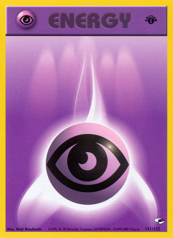 Psychic Energy (131/132) [Gym Heroes 1st Edition] - Evolution TCG